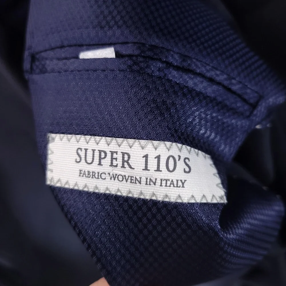 Jack Victor Suit Jacket Mens 50R Blue Wool Super 110s Gibson SPJ 2 Button Canada